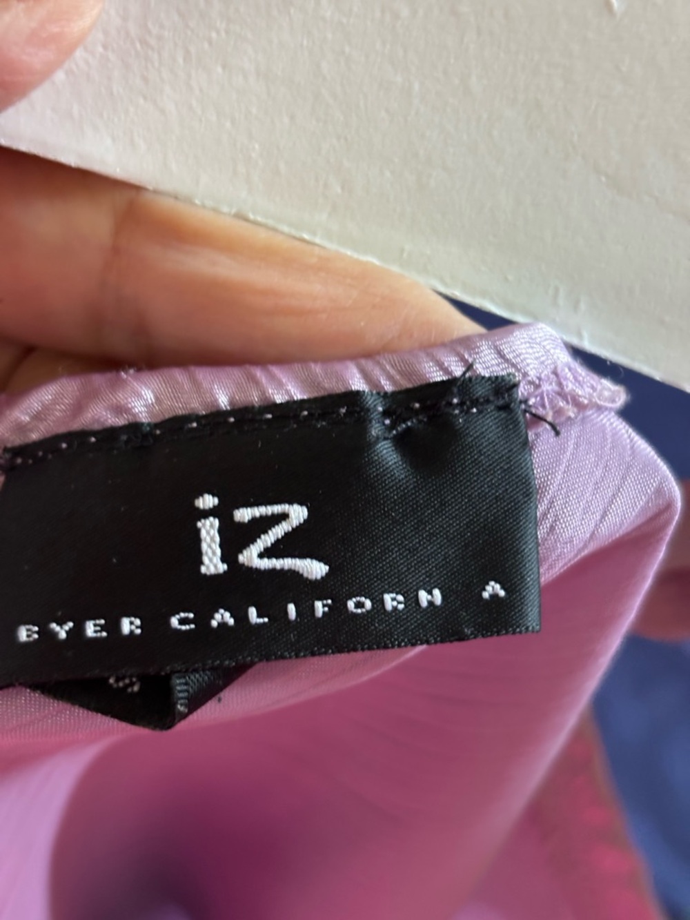 Iz Byer Lilac Satin Camisole with Chain Waist Detail - Picture 7 of 8